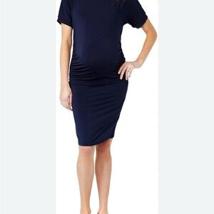 Shein Navy Maternity Dress